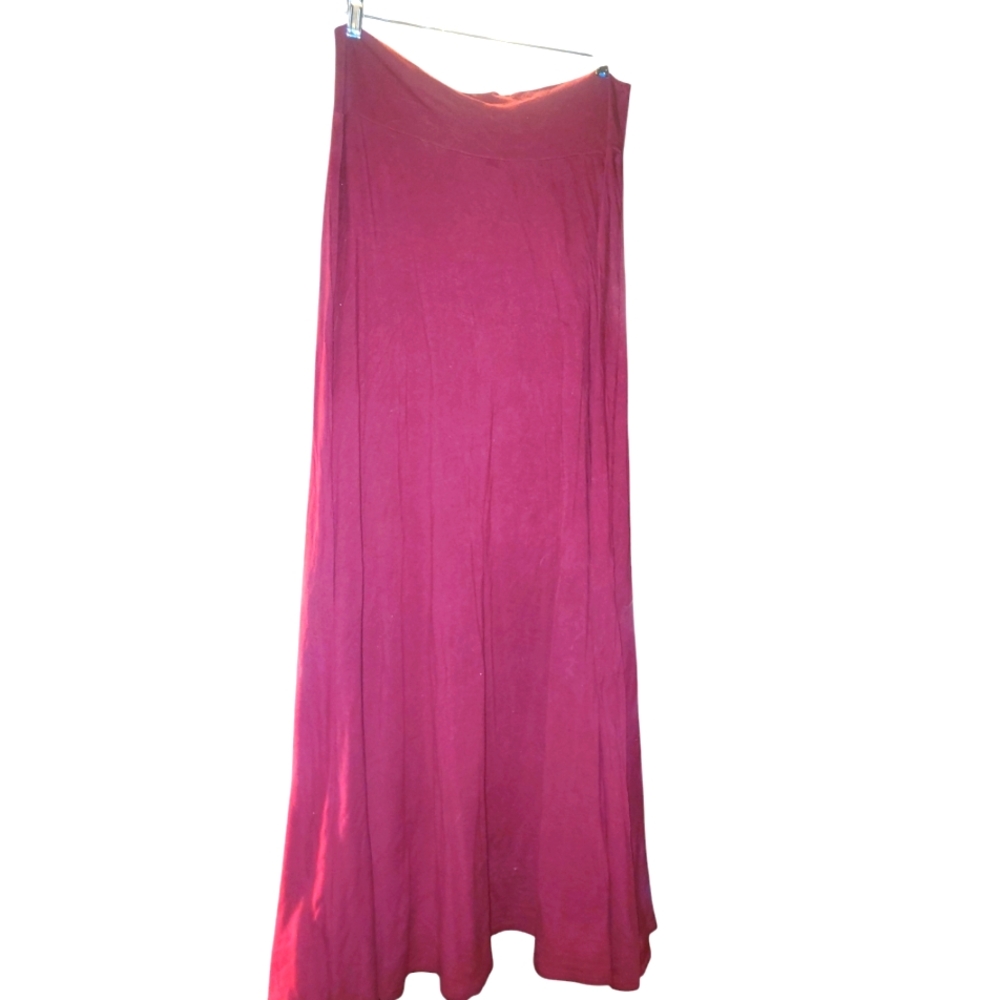 I.N. STUDIO Elegant Maroon Women's Skirt